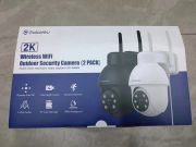 Picture of 2K Security Camera Outdoor, 360° CCTV Camera, Home Security WiFi Camera with Color Night Vision, 2-Way Audio Y4 (2-Pack)