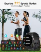 Picture of Smart Watch for Men - 1.43” AMOLED Display, Smartwatch with Call Function, Fitness Watch with Heart Rate SpO2 Sleep Monitor Step Counter for Android iOS