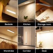 Picture of Dimmable Under Cabinet Kitchen Lights, 2 Pack，Motion Sensor Wall Light, Closet，Wardrobe,Stair,4500K〔20cm〕