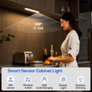 Picture of Dimmable Under Cabinet Kitchen Lights, 2 Pack，Motion Sensor Wall Light, Closet，Wardrobe,Stair,4500K〔20cm〕