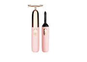 Picture of 2 in 1 Electric Lash Curler Portable Mini USB Charging Lightweight Heated Eyelash Plastic Curler