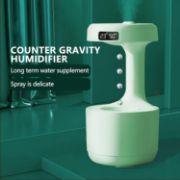 Picture of 800ml Cool mist maker LED Display Anti-Gravity Water Droplet Humidifiers 4H Power-off Protection for Bedroom Living Room