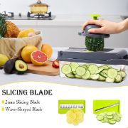 Picture of 14 in 1 Vegetable Chopper, Onion Chopper Veg Dicer Slicer Kitchen Mandoline for Onion Carrot Potato