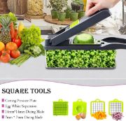 Picture of 14 in 1 Vegetable Chopper, Onion Chopper Veg Dicer Slicer Kitchen Mandoline for Onion Carrot Potato