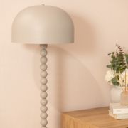 Picture of Abstract Pebble Floor Lamp Metal Dome Lampshade Standard Living Room Light With Bulb