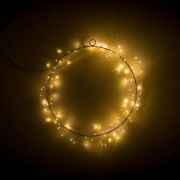 Picture of Battery-Operated Christmas Firecracker Hoop Light: Festive Window and Wall Xmas Decoration