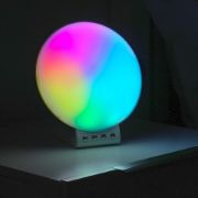 Picture of Smart Sunrise Alarm Clock with 2in1 Wireless Charging, RGBIC Sound Effects, and Ambient Lamp