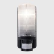 Picture of Black Outdoor Bulkhead Security PIR Motion Sensor Light Garden Lighting LED Bulb