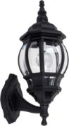 Picture of Traditional Large Black Outdoor IP44 Garden Outside Wall Light 6W LED GLS Bulb