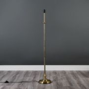 Picture of Tall Floor Lamp Base Traditional Metal Antique Brass Light Living Room Lighting