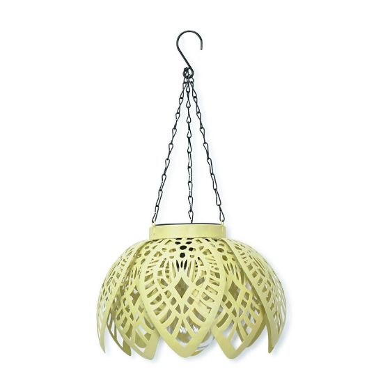 Picture of Hanging Artichoke Design Solar Lights Garden Décor Pendant Lamp Outdoor Lighting