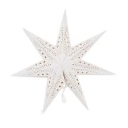 Picture of Large 60cm Velvet Star Christmas Light Plug In Shade Hanging Xmas Tree Lights