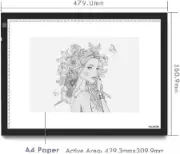 Picture of Slim A3 Light Pad Integrated LED Design Tracing Lightbox Art Graphics Tablet