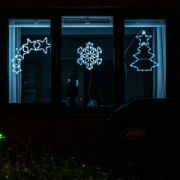 Picture of 30cm Snowflake Christmas Window Lights Cool White Xmas Festive Decorations