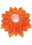 Picture of Modern DIY Orange Lotus Flower Ceiling Light Shade Pendant Lampshade Home Decor