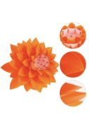 Picture of Modern DIY Orange Lotus Flower Ceiling Light Shade Pendant Lampshade Home Decor