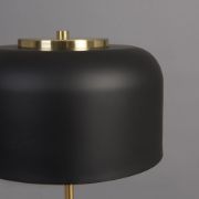 Picture of Large Industrial Bedside Table Lamp Base with Dome Shade and LED Light Bulb