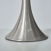 Picture of Brushed Chrome Tall Table Lamp Base Modern Living Room or Bedside Lighting