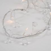 Picture of Clear Gem Droplets Fairy String Lights Battery-Powered Christmas Décor Xmas Lights