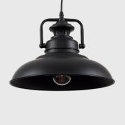 Picture of Modern Industrial Black Ceiling Light Shade for Stylish Living Room LED Lighting