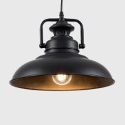 Picture of Modern Industrial Black Ceiling Light Shade for Stylish Living Room LED Lighting