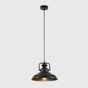 Picture of Modern Industrial Black Ceiling Light Shade for Stylish Living Room LED Lighting