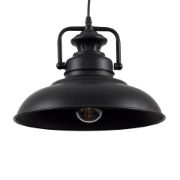 Picture of Modern Industrial Black Ceiling Light Shade for Stylish Living Room LED Lighting