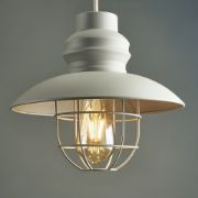 Picture of Modern Industrial Metal Pendant Ceiling Light Shade Easy Fit for Kitchen Lighting with LED Bulb 