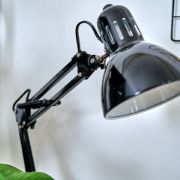 Picture of Versatile 35cm Tall Adjustable Reading Desk Lamp with Angled Table Spotlight and LED Bulb