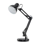 Picture of Versatile 35cm Tall Adjustable Reading Desk Lamp with Angled Table Spotlight and LED Bulb