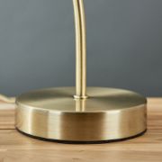 Picture of Antique Brass Dimmable Touch Table Lamp with LED Bulb - Perfect for Bedside, Lounge, and More