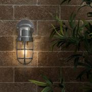 Picture of Indoor / Outdoor Wall Light Fitting Garden Path Lantern Design and Energy-Efficient LED Bulb (IP44 Rated)