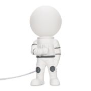 Picture of Opal Globe Kids Astronaut Spaceman Table Lamp Bedside Desk Light with LED Bulb