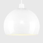 Picture of Modern LED Pendant Lighting: Metal Domed Ceiling Light Shade with Retro Lampshade Design