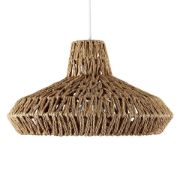 Picture of Scandi Boho LED Pendant Light Shade Lampshade with Natural Wicker Rattan Ceiling Design