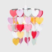 Picture of Ceiling Light Shade Children's Bedroom Heart Droplet Pendant Lampshade Easy Fit