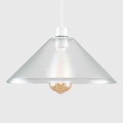 Picture of Ceiling Light Shade Modern Tapered Frosted Glass Pendant Lampshade Living Room