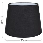 Picture of Cotton Tapered Pendant Lampshade Fabric Ceiling Light Shade for Lounge or Bedroom