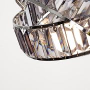 Picture of Acrylic Jewel Intertwined Ring Pendant Lampshade: Effortless Elegance for Your Ceiling Light