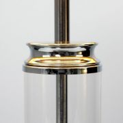 Picture of Modern Glass Column Touch Table Lamp with LED Bulb for Stylish Living Room Lighting