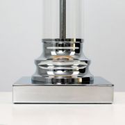 Picture of Modern Glass Column Touch Table Lamp with LED Bulb for Stylish Living Room Lighting