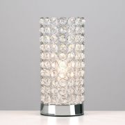 Picture of Set of Elegant Crystal Touch Table Lamp 23CM Tall Bedside with LED Bulbs