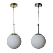 Picture of Modern Ceiling Light Fitting Opal Glass Globe Shade Lampshade Pendant Lighting