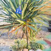 Picture of Large Blue Tulip Stake Light Solar Garden Spike Path Lighting Flower Outdoor