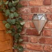 Picture of Outdoor Patio Garden LED 12W Metal Lamp with Diamond Design Wall Light IP64