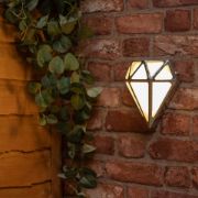 Picture of Outdoor Patio Garden LED 12W Metal Lamp with Diamond Design Wall Light IP64