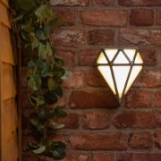 Picture of Outdoor Patio Garden LED 12W Metal Lamp with Diamond Design Wall Light IP64