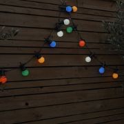 Picture of 20 x Outdoor Multi-Coloured Festoon Chain String Lights Garden Wall Party Light