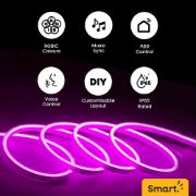 Picture of Dynamic LED Neon Rope Lights: Flexible Strip with Color Changing, Music Sync, and App Control