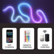 Picture of Dynamic LED Neon Rope Lights: Flexible Strip with Color Changing, Music Sync, and App Control